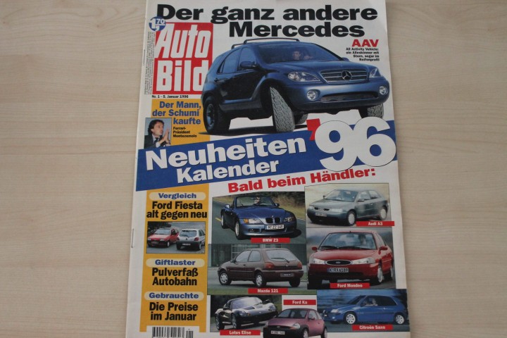 Deckblatt Auto Bild (01/1996)